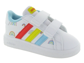 J350QA SANDAL ANDROID STAN SMITH CADETS VELCRO:Synthétique/Multicolor/Tricolore