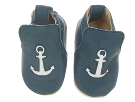 EASY PEASY BLUBLU ANCRE<br>Cuir Bleu Marine