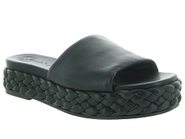 UNISA EBERT<br>Cuir Noir Noir