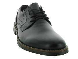 Chaussures à Lacets Rieker Homme 13523 – Cuir Véritable Marron Foncé, Semelle Intérieure Souple, Confort Et Style | Pour Tous Les Jours