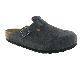 BIRKENSTOCK BOSTON SUEDE LEATHER<br>Anthracite