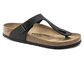 BIRKENSTOCK GIZEH BIRKO FLOR FEMME<br>Noir