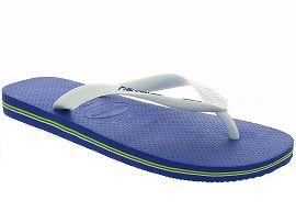 HAVAIANAS BRASIL LOGO MEN<br>Synthétique Bleu Marine