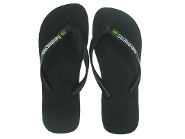 HAVAIANAS BRASIL LOGO MEN<br>Synthétique Noir Noir