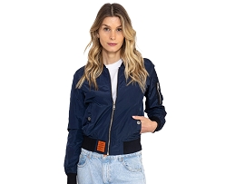 BOMBERS ORIGINAL MA1 WOMEN<br>Synthetique Bleu Marine 