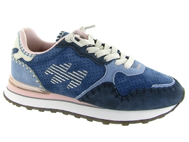 OKAPI INDIAN:Cuir/Bleu/