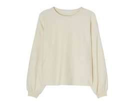 AMERICAN VINTAGE SWEAT DROIT BOBY03<br>Blanc