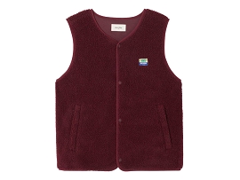 AMERICAN VINTAGE GILET H<br>Coton Bordeaux 