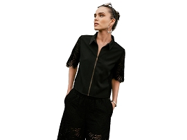 FREEMAN T.PORTER GILET CEZANY<br>Noir