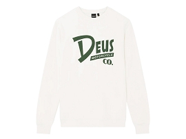DEUS TRAFALGAR CREW<br>Coton Blanc 