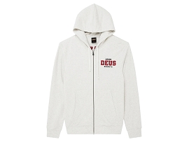 DEUS BUCK UP ZIP HOODIE<br>Coton Gris 