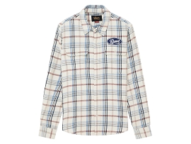 DEUS VACAY CHECK SHIRT<br>Gris