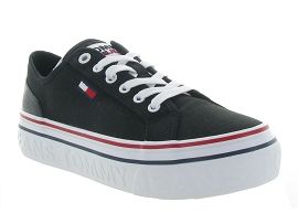 A25DC SPRINT TREKKER TOMMY JEAN FLATFORM:Toile/Noir/