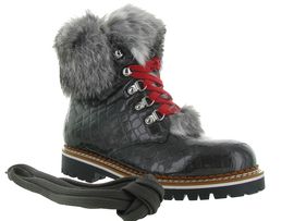 LA THUILE 957<br>Croco Gris Anthracite