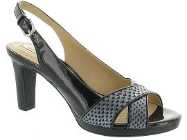 GEOX D62Q6B LANA<br>Cuir Noir Noir