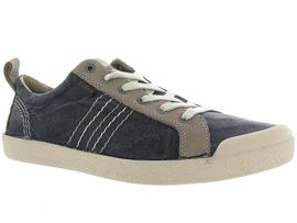 ARIZONA SHEARLING NARROW TRIDENT:Toile/Bleu/