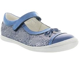 KE420 SEVRINA:Cuir laminé/Bleu/