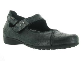 MEPHISTO FLEUR<br>Cuir Noir Noir