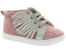 SHOO POM BOUBA LACE FRINGE<br>Nubuck Rose Rose