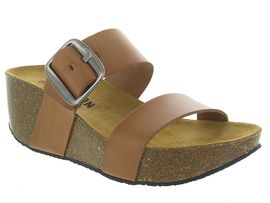 MEGHAN SO ROCK:Cuir/Marron/