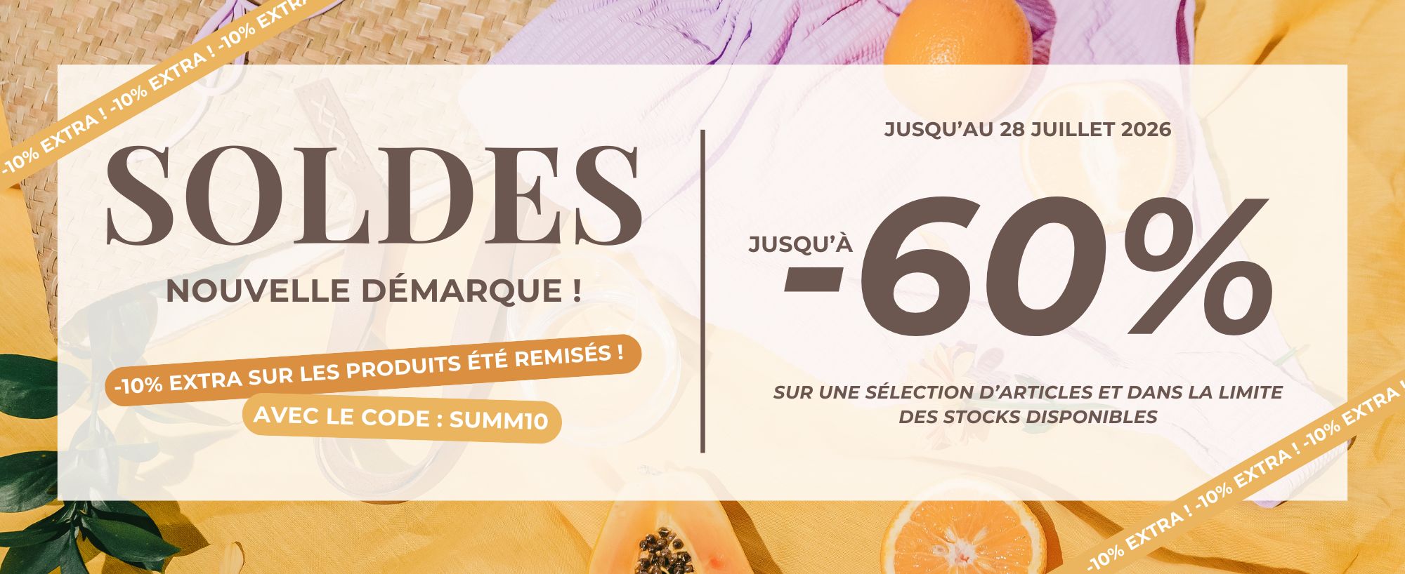 Soldes été 2026
