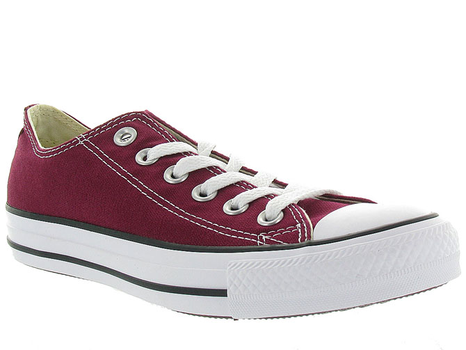 Converse baskets et sneakers ctas ox seasonnal bordeaux