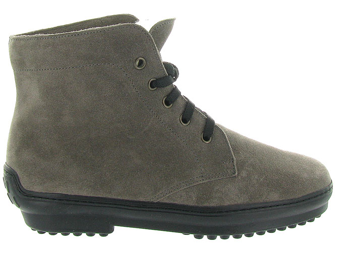 apres ski bottes fourrees - Chaussure neige - femme - Cuir - Gris - La thuile1041205_2