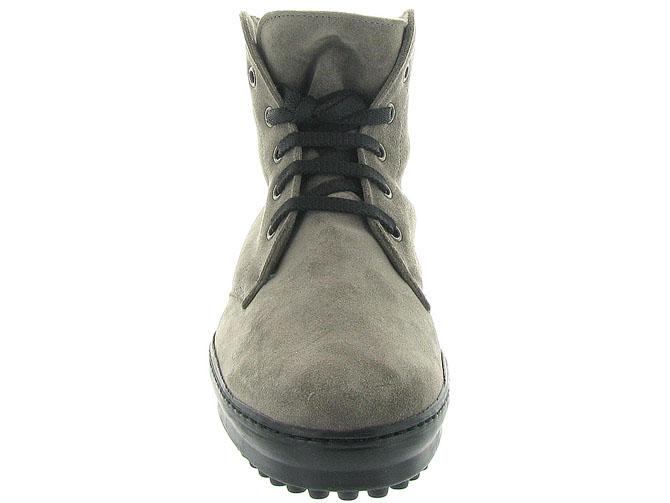 apres ski bottes fourrees - Chaussure neige - femme - Cuir - Gris - La thuile1041205_3