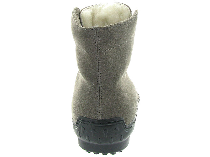 apres ski bottes fourrees - Chaussure neige - femme - Cuir - Gris - La thuile1041205_5