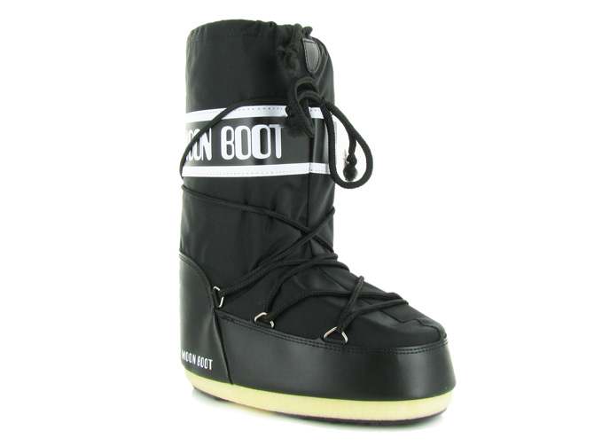apres ski bottes fourrees - Moon boot - femme - Nylon - Noir - Moon boot