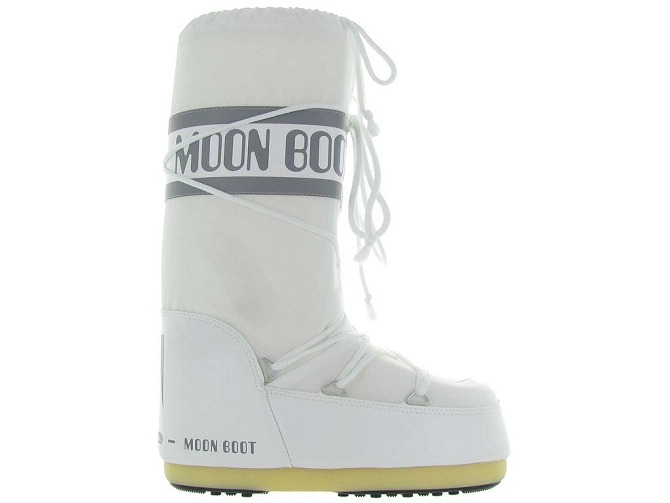 Moon boot apres ski bottes fourrees moon boot nylon adulte blanc1044004_2