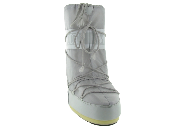 Moon boot apres ski bottes fourrees moon boot nylon adulte gris1044022_3