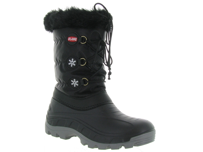 apres ski bottes fourrees -  - mixte b j - Synthétique - Noir - Olang