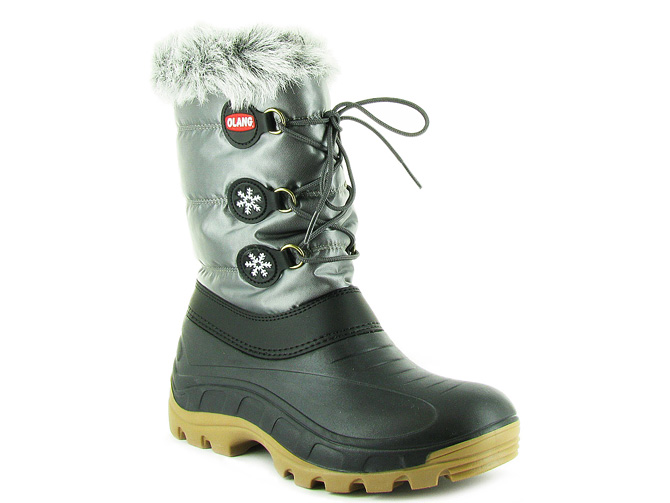 apres ski bottes fourrees -  - mixte b j - Synthétique - Argent - Olang
