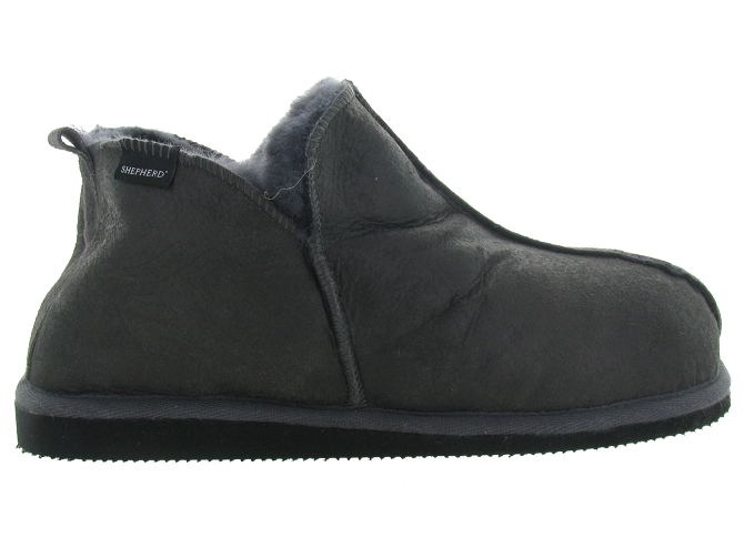 chaussons et pantoufles - Montant - homme - Nubuck - Anthracite - Shepherd of sweden ab1431303_2