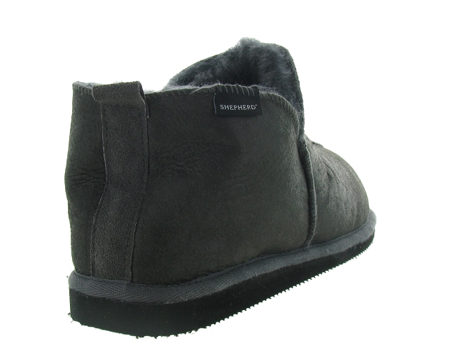 chaussons et pantoufles - Montant - homme - Nubuck - Anthracite - Shepherd of sweden ab1431303_5