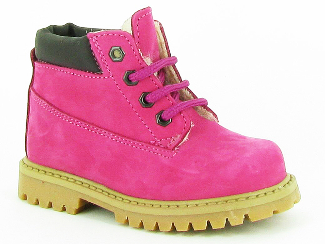 apres ski bottes fourrees -  - bebe mixte - Cuir - Rose - Fiorita