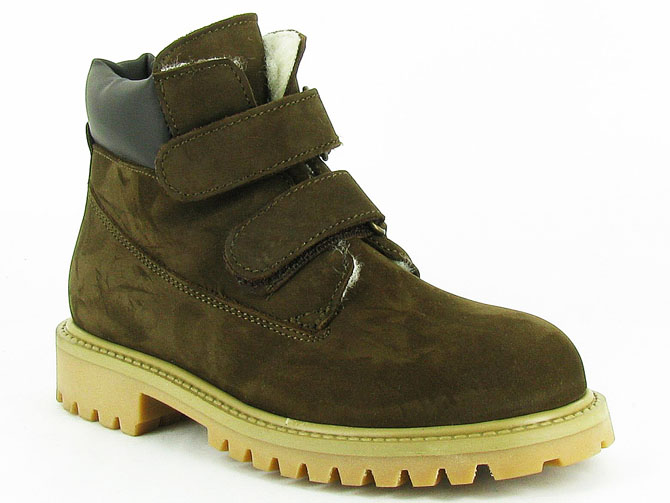 apres ski bottes fourrees -  - junior garcon - Cuir - Marron - Fiorita