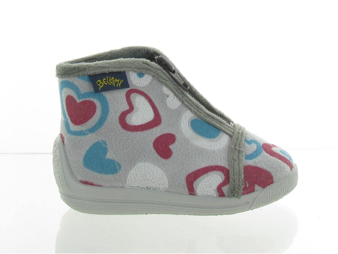 Bellamy chaussons et pantoufles malte gris1793302_2