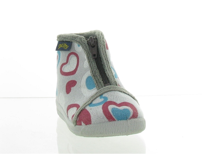 Bellamy chaussons et pantoufles malte gris1793302_3