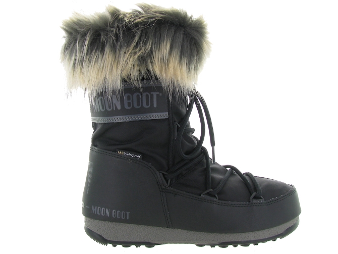 Moon boot apres ski bottes fourrees mb w.e monaco low noir1891007_2