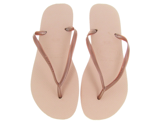 nu pieds - Entre doigt & Tong - femme - Nylon - Rose - Havaianas