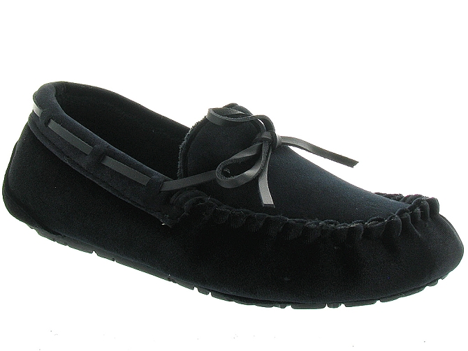 chaussons et pantoufles - Ballerines - femme - Toile  - Noir - Ruby brown