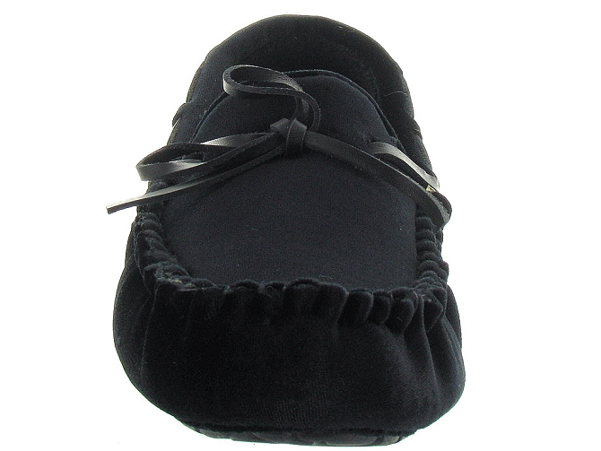 chaussons et pantoufles - Ballerines - femme - Toile  - Noir - Ruby brown2030701_3