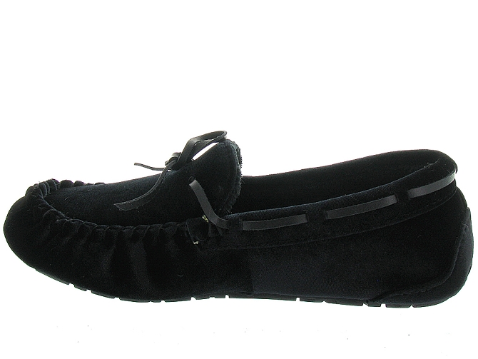 chaussons et pantoufles - Ballerines - femme - Toile  - Noir - Ruby brown2030701_4