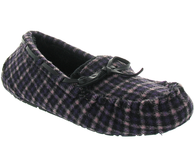 chaussons et pantoufles - Ballerines - femme - Toile  - Violet - Ruby brown