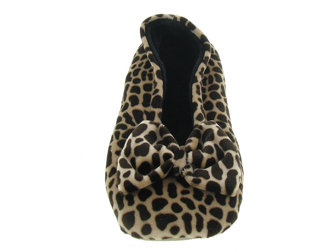 chaussons et pantoufles - Ballerines - femme - Toile  - Girafe - Isotoner2040201_2