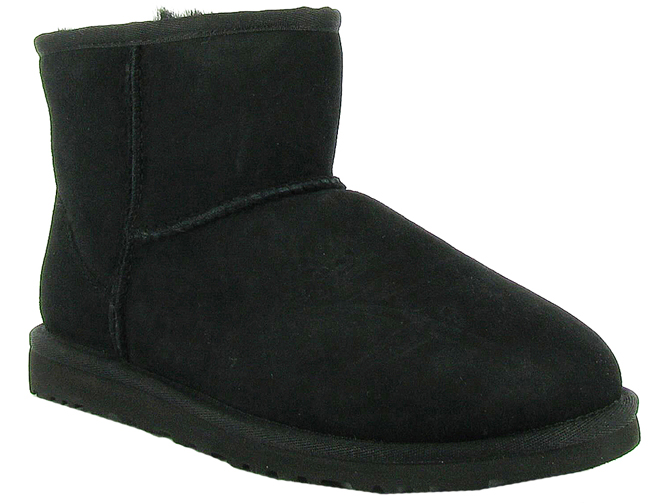 apres ski bottes fourrees - Bottine chaude - femme - Nubuck - Noir - Ugg australia