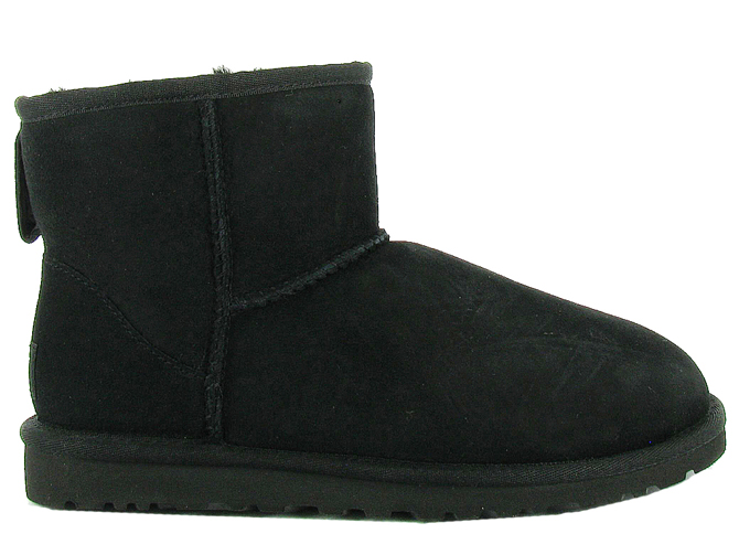 apres ski bottes fourrees - Bottine chaude - femme - Nubuck - Noir - Ugg australia2058901_2