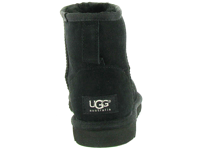 apres ski bottes fourrees - Bottine chaude - femme - Nubuck - Noir - Ugg australia2058901_5